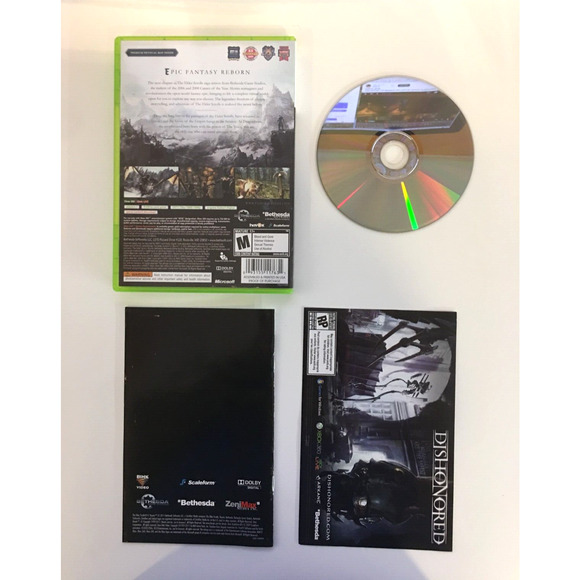 Elder Scrolls V: Skyrim (Microsoft Xbox 360, 2011) Bethesda - CIB Complete - Picture 2 of 4